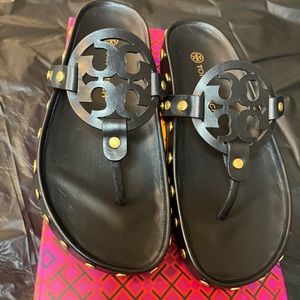 Women Tory Burch Miller Cloud Coin Sandal